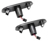 Rückansicht von Für Mercedes Sprinter W907 W910 2018- 6x LED Seitenmarkierungsleuchten Schwarz mit Fokus auf Befestigungselemente Produktbild-Vorschau