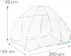 Zanzariera pieghevole Relaxdays, 150 x 180 x 200 cm, tenda Anteprima dell’immagine prodotto 4