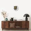 Wanduhr - Rund - Glasuhr - Wolf Tier Wald - 30x30cm - Produktbild-Vorschau 7