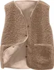 Universalweste Damen Fleecejacke V-Ausschnitt Knopf Produktbild-Vorschau 1