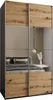 MEBLE KRYSPOL LUX 4 Schrank - 245,5x140x64cm - Schwarz, Produktbild-Vorschau 1
