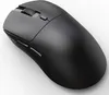 A black gaming mouse is shown from a slightly elevated side angle on a white background. Produktbild-Vorschau