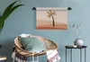 MuchoWow® Wandteppich Wandbehang Sommer - Palme - Braun Produktbild-Vorschau 5