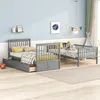 OKWISH Lit Superposé Enfant 90×200 cm avec 2 Tiroirs de Voir les images du produit 2