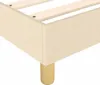 vidaXL Boxspringbettgestell Creme 90x200 cm Stoff Produktbild-Vorschau 7
