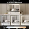 Puluomis kosmetické zrcadlo 70x55 cm stmívatelné s LED Náhled obrázku produktu 2