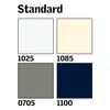 VELUX Verdunkelungsrollo uni grau manuell Rahmen aluminium Produktbild-Vorschau 8