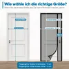 Sekey Fliegengitter Balkontür Magnet Insektenschutz Tür Produktbild-Vorschau 7