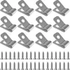 100 Stcs Zaundrahtklemmen mit Schrauben rostfreier Stahl Produktbild-Vorschau 1