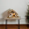 Presepe grande in vero legno con illuminazione in 39 x 23 x Anteprima dell’immagine prodotto 6