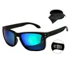 Polarisierte Sonnenbrille Herren Eckig Schwarz Grün Blau Produktbild-Vorschau 1