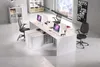 Rohový písací stôl LEROY - biely Náhľad obrázku produktu 3