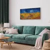 Italienischer Leinwand Leinwandbild - Wheatfield With Crows Produktbild-Vorschau 3
