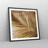 Gerahmtes Poster - Schwarzer Rahmen - Blatt Gold Pflanze - Produktbild-Vorschau 8