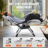 SucceBuy 33-calowy fotel o zerowej grawitacji, szary. Podgląd zdjęcia produktu 3