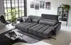 Big-Sofa >Wolve< 2x elektr. Verstellung, Kissen, Cord Produktbild-Vorschau 6