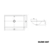Kaldewei 906006313667 Unterbauwaschtisch SILENIO Mod.3047, Produktbild-Vorschau 2