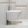 HOROW Bidet sospeso senza bordo Creavit con rivestimento Anteprima dell’immagine prodotto 4
