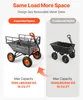 VEVOR Poly Gartenkipper Schwerlast Gartenwagen und -karren Produktbild-Vorschau 2