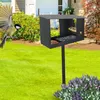 Vogelhuis met standaard, weerbestendig, metalen Productafbeelding-voorbeeld 8