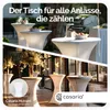 CASARIA® Stehtisch Klappbar 110cm Hoch Rund Ø 60cm Outdoor Produktbild-Vorschau 7