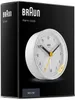The image shows the retail packaging of a Braun alarm clock. Náhľad obrázku produktu