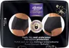 Packaging for Always Discreet Boutique incontinence pants, showing two views of the product on models and highlighting features. Náhled obrázku produktu