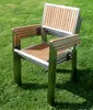 ALEOS. Gartengarnitur Edelstahl Teak Set mit Esstisch Produktbild-Vorschau 8