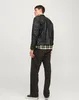 Jack & Jones Richard - Giacca in pelle nera - Grande L Anteprima dell’immagine prodotto 5