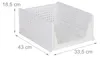 Organizer per armadio Relaxdays, set da 5 pezzi, Anteprima dell’immagine prodotto 4