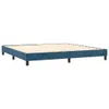 vidaXL Boxspringbett mit Matratze & LED Dunkelblau 200x200 Produktbild-Vorschau 6