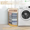 VOUNOT® VOUNOT Wäschekorb Bambus mit Deckel, 58L Produktbild-Vorschau 4