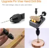 INF Handbohrmaschine mit 10 verschiedenen Bits Schwarz Produktbild-Vorschau 4