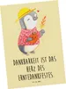 Mr. & Mrs. Panda Grußkarte Erntedankfest Dankbarkeit - Gelb Produktbild-Vorschau 1