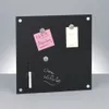 Zeller Memobord, Glas, schwarz 40x40 Produktbild-Vorschau 3