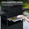 Outsunny Gasgrill 12,2 KW 3+1 Brenner BBQ Grillwagen aus Produktbild-Vorschau 7