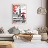 Gerahmtes Poster - Rahmen in heller Eiche - London Produktbild-Vorschau 7