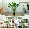 HOMCOM Künstliche Paradiesvogel groß 110cm Kunstpflanze mit Produktbild-Vorschau 8