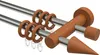 Interdeco Gardinenstange / Vorhangstange Edelstahl-Optik / Produktbild-Vorschau 1