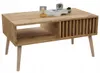 Skandinavischer Couchtisch Lamellen EICHE WOTAN Tisch Loft Produktbild-Vorschau 1