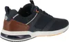 A side view of a blue and brown sneaker. Produktbild-Vorschau