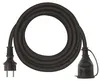 Venkovní prodlužovací kabel 5 m / 1 zásuvka / černý / guma-neopren / 230 V / 1,5 mm2 Náhled obrázku produktu