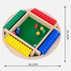 Omgoods – Klassisches Holzspiel "Shut the Box" für 6 Produktbild-Vorschau 4