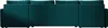 BEDANTE Canapé d'angle MOS U BIS Itaka 39 turquoise avec Voir les images du produit 5