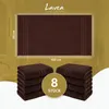 Zestaw 8 ręczników łazienkowych Lavea® 50x100 cm - Elena, Podgląd zdjęcia produktu 7