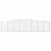 Gabionen mit Hochbogen 5 Stk. 400x30x80/100cm Verzinktes Produktbild-Vorschau 4