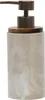 A close-up studio shot of a beige and brown soap dispenser. Podgląd zdjęcia produktu