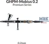 Gaahleri Airbrush Serie Premium GHPM-Mobius 0,2 mm - Anteprima dell’immagine prodotto 1