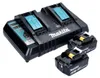 Makita Power Source Set de 2 Batteries BL1860B 6,0Ah 18V  + Voir les images du produit 2