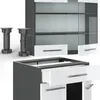 Singleküche Vicco Fame-Line Weiß Hochglanz/Anthrazit 140 cm Produktbild-Vorschau 8